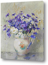   Картина Натюрморт с цветами в вазе