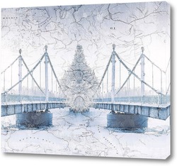    Мост зимой