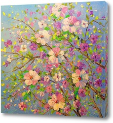   Картина Яблоня в цвету