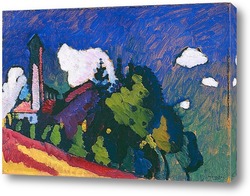   Картина Пейзаж с башней