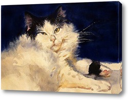   Постер Ленивый кот
