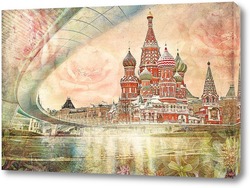   Постер Москва. Красная площадь
