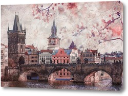   Постер Карлов мост. Прага
