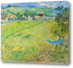   Картина Вид на поле рядом с Овером, 1890