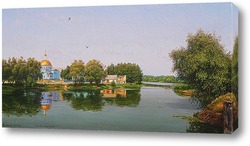   Картина Нижнее озеро. Киров калужский