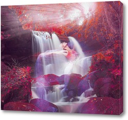   Постер Удивительный водопад
