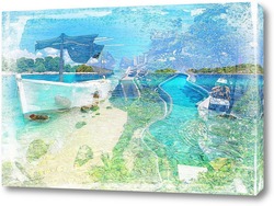   Постер Тропический курорт