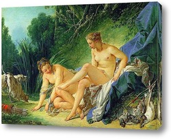   Постер Диана отдыхает после ванны, 1742
