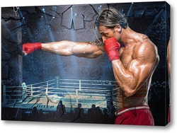   Постер Боксер на ринге