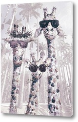   Постер Жирафы стиляги