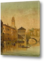   Постер Канал,Венеция