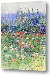   Постер Цветочный сад на берегу острова