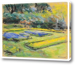   Картина Цветочная терраса в Ванзее-сад
