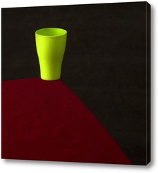   Постер Зелёный стаканчик