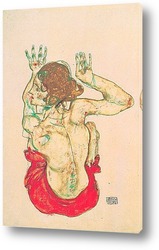   Постер Женщина в красной юбке, 1914