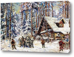   Картина Зимовье, 1930-е
