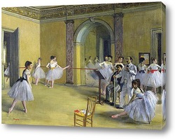   Постер Танцы в опере на улице Пелетье, 1872