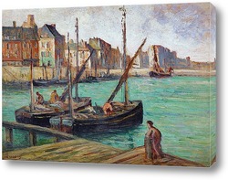   Картина Парусники около гавани