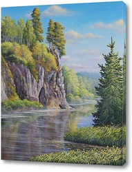   Картина Река Чусовая 2