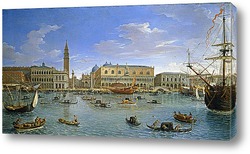   Постер Вид Венеции с Сан Хиорхио (1697)