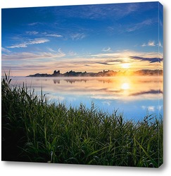   Постер Рассвет на Колыванском озере