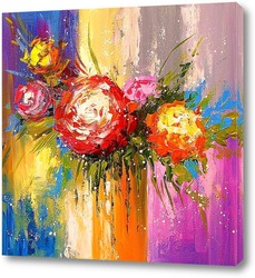   Картина Букет ярких цветов