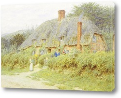   Постер Старый домик возле Даунтона, графство Уилтшир