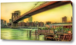   Постер Brooklyn Bridge NYC New - York, manhattan,