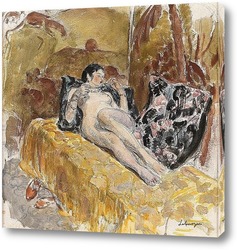   Картина Голая женщина, лежа