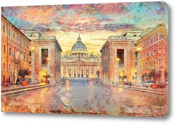   Постер Рим, Ватикан