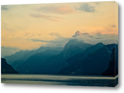   Постер Закат в Альпах
