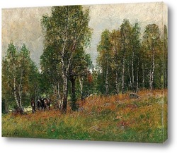  Картина Пейзаж с крупным рогатым скотом