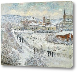   Картина Вид Аржантея в снегу
