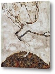   Постер Небольшое дерево в конце осени, 1911