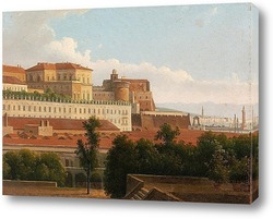   Картина Палаццо Реале и гавань, Неаполь