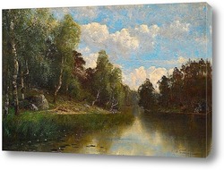   Постер Пейзаж с рекой