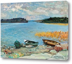  Картина Пейзаж Ладожского озера