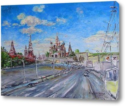   Картина Круглова Светлана. "Большой Москворецкий мост"