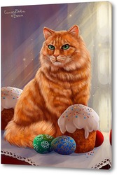   Постер Пасхальный кот