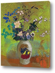   Постер Цветы в китайской вазе