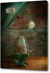   Постер Этюд с цветами антуриума