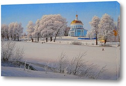   Постер Храм Александра Невского в Кирове калужском