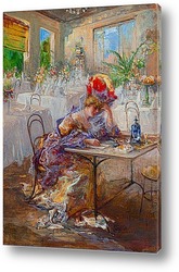  Постер Леди в кафе, 1908