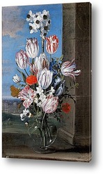   Картина Натюрморт с тюльпанами