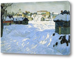   Картина Старый город. Зима, 1911