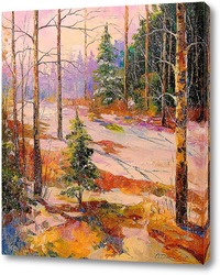   Постер В зимнем лесу