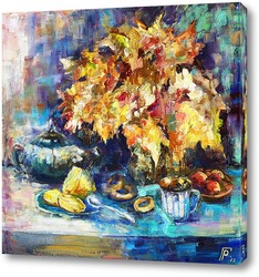   Картина Осенью чай вкуснее