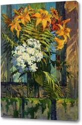   Постер Натюрморт с лилиями