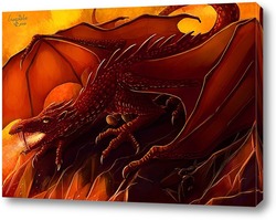   Постер Огнедышащий дракон 