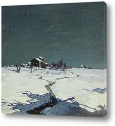   Картина Зимняя ночь